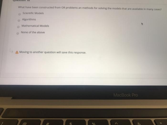 operation research Question 2 OR can evaluate