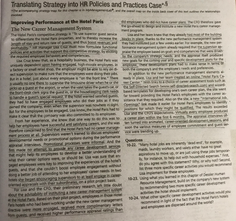 Please answer the 3 questions after reading the