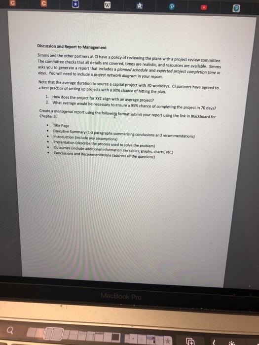 Chapter 3 - Project Management Case Study CAPITAL