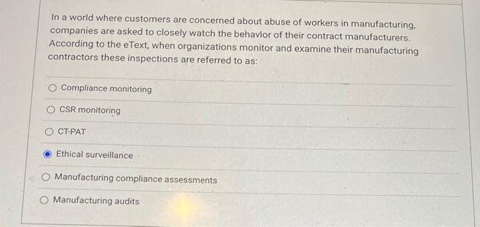 3031 In a world where customers are concerned