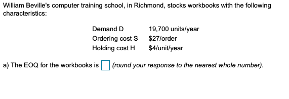 William Beville's computer training school, in