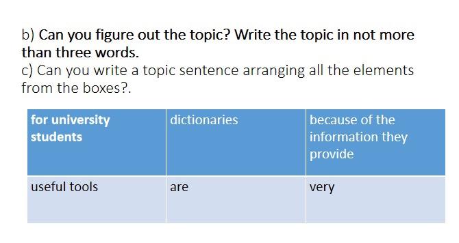 english exercises Exercise 5 a) Read the