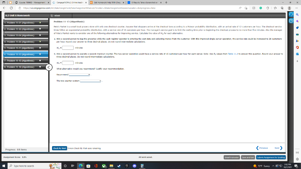 of Pete's Market wante to consider one of the