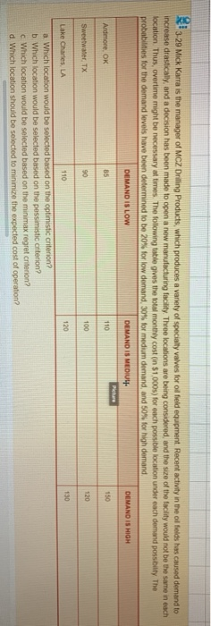 what is the formula for lowest cost and highest