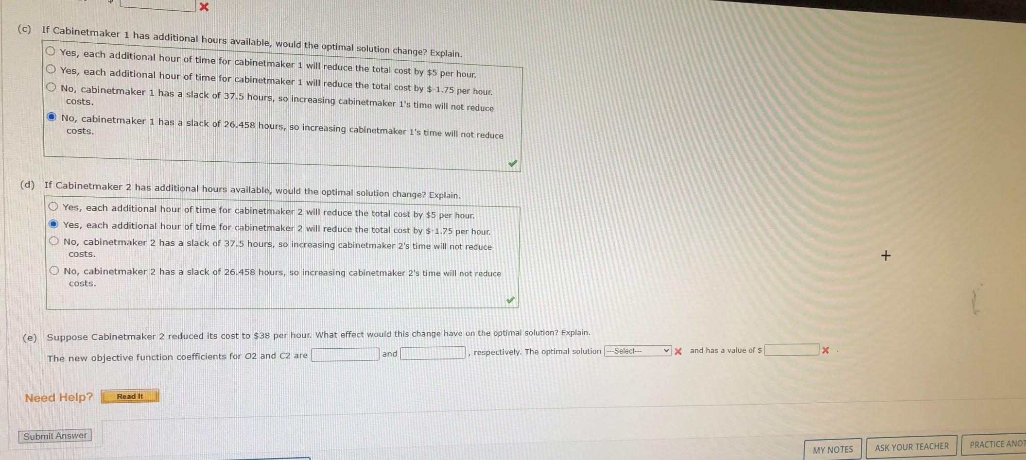 3.E.025. A linear programming computer package is