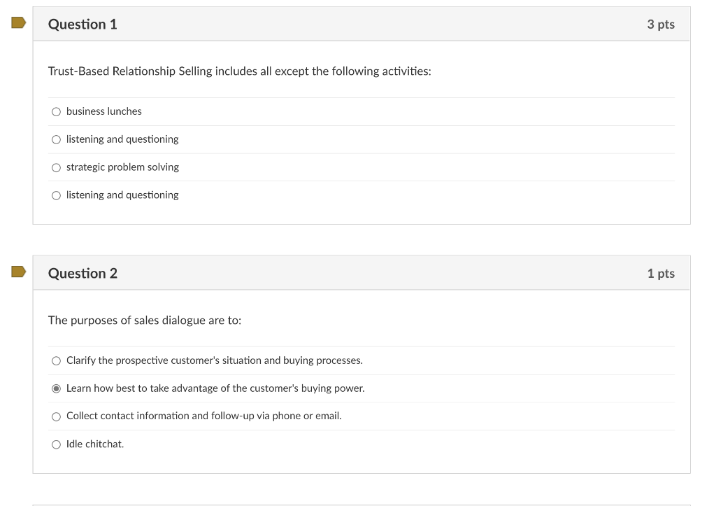 please help! thank you Trust-Based Relationship