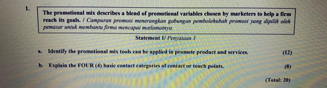 EMERGENCY !! CAN ANYONE HELP ME TO ANSWER PLS. !!