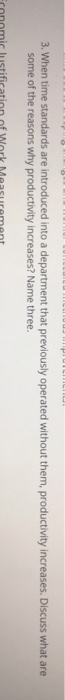 3. When time standards are introduced into a