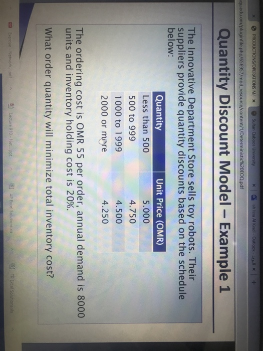 X PRODUCTIONS/OPERATIONS M/ X Sultan Qaboos