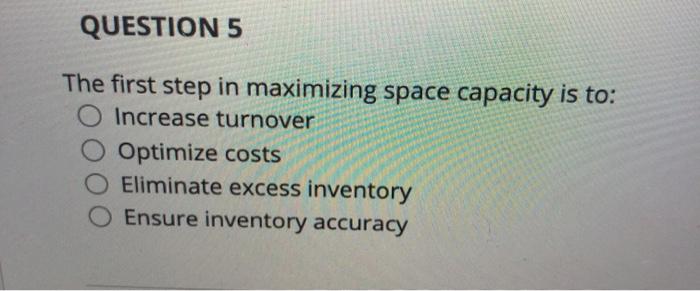 QUESTION 3 What does the framework "zero waste"