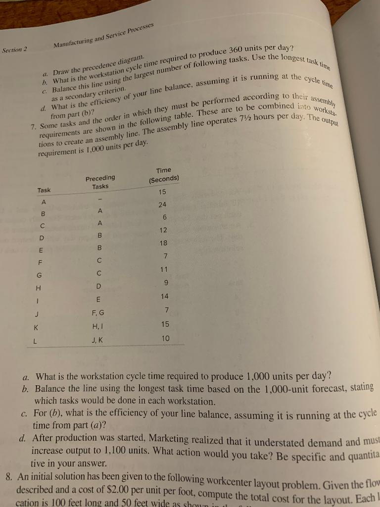 Please answer all of question 7. (A, B, C & D) a.