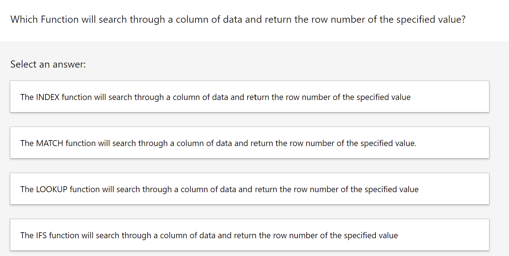 You received a #VALUE error in your formula