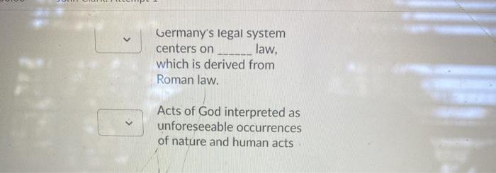 marketing question common law or civil (code) law