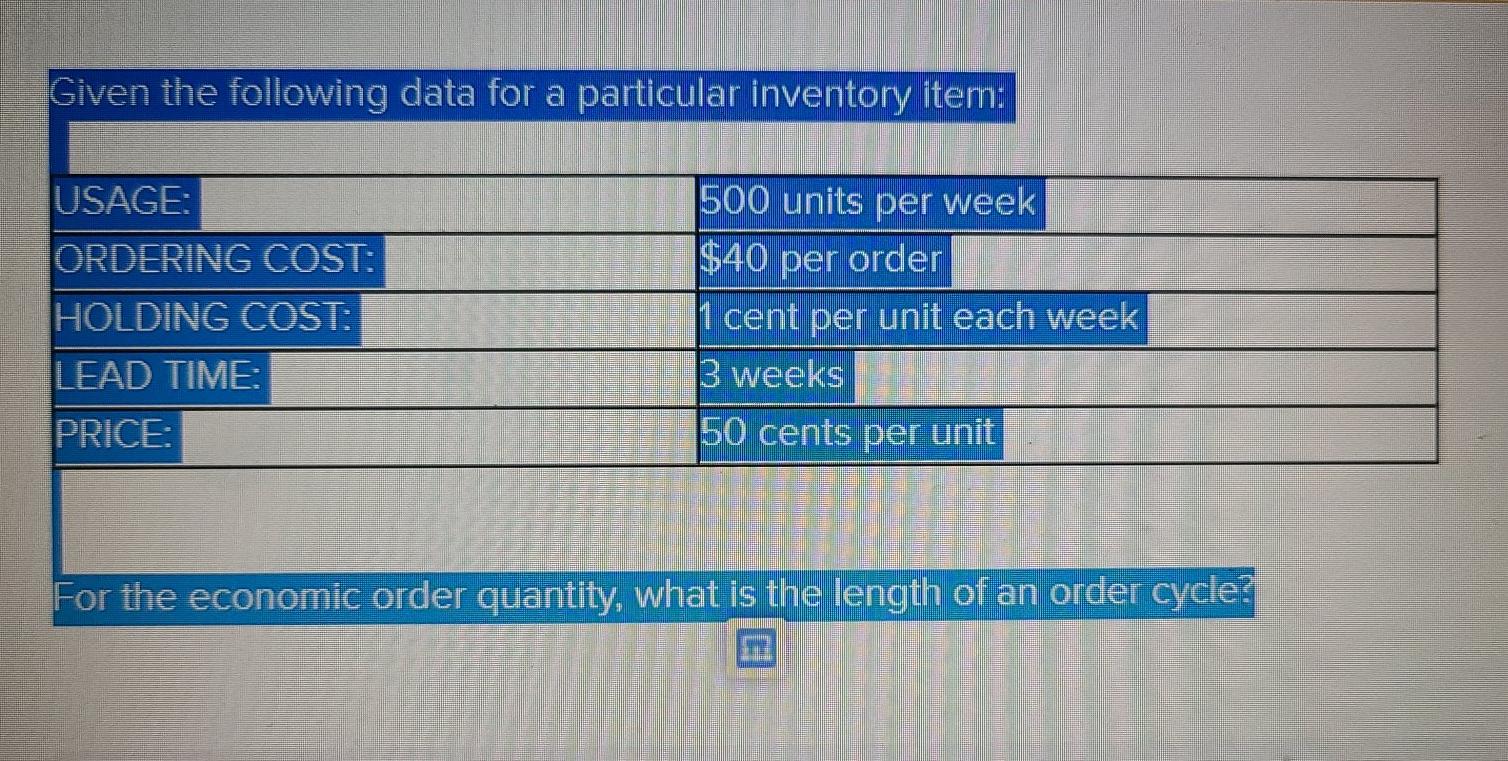 need help asap please Given the following data