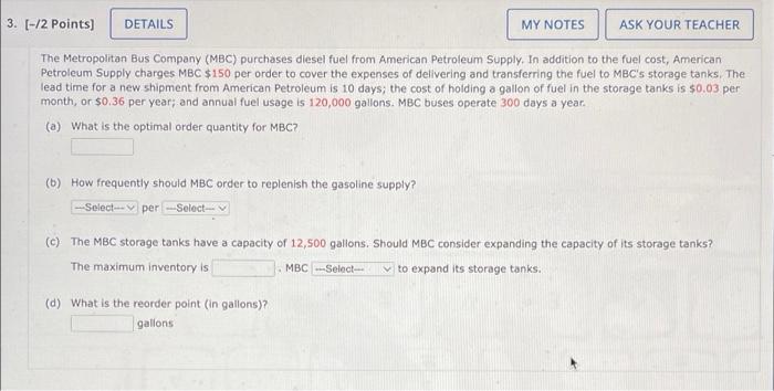 this is one question 3. [-/2 Points] DETAILS MY