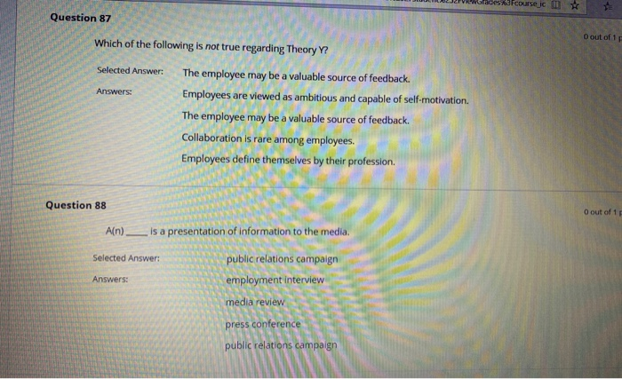 Question 80 After establishing the criteria for a