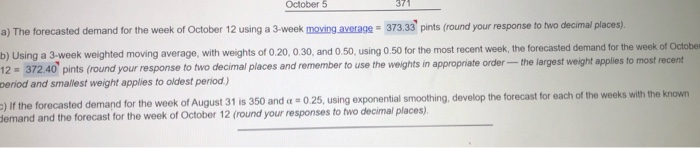 Problem 4.1 Question Hel The following table