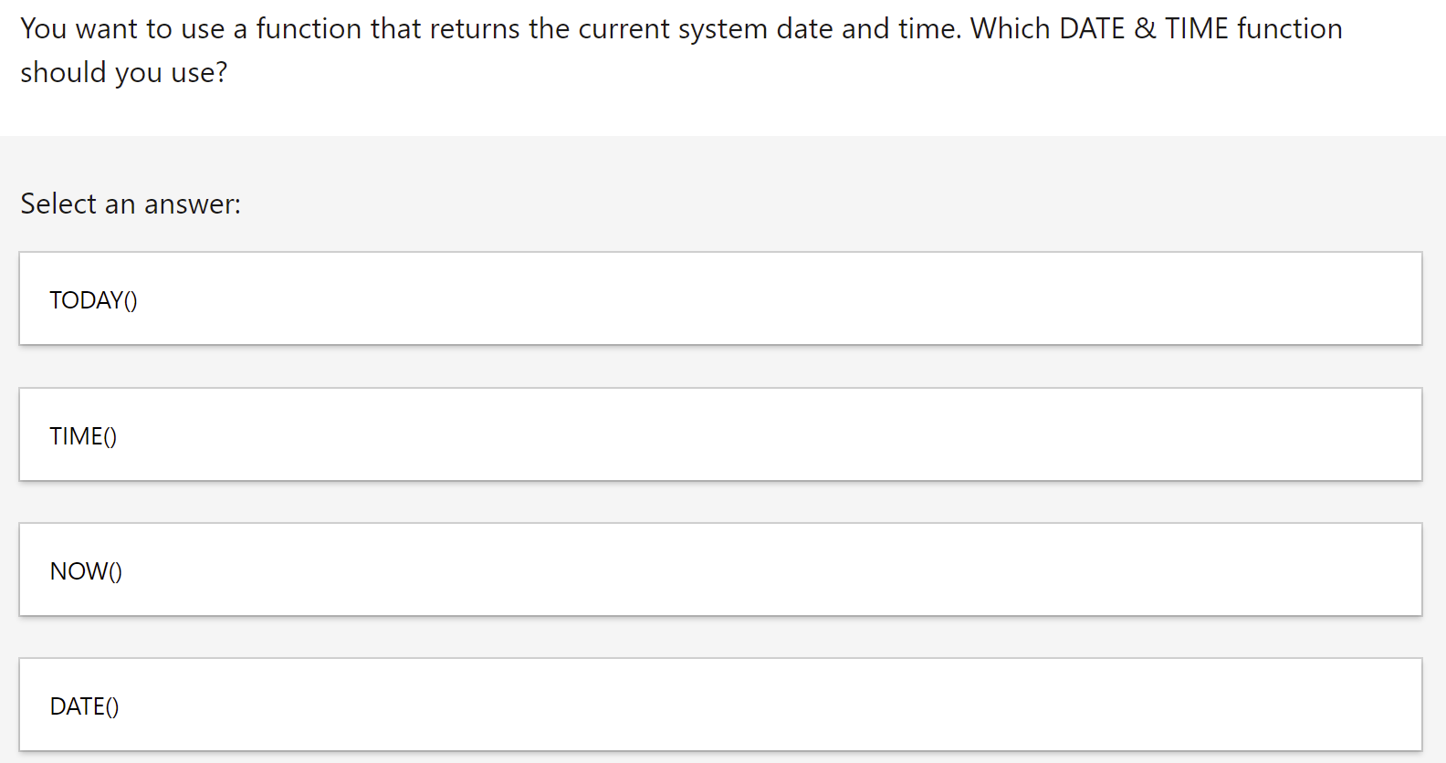 Please answer all multiple-choice questions. You