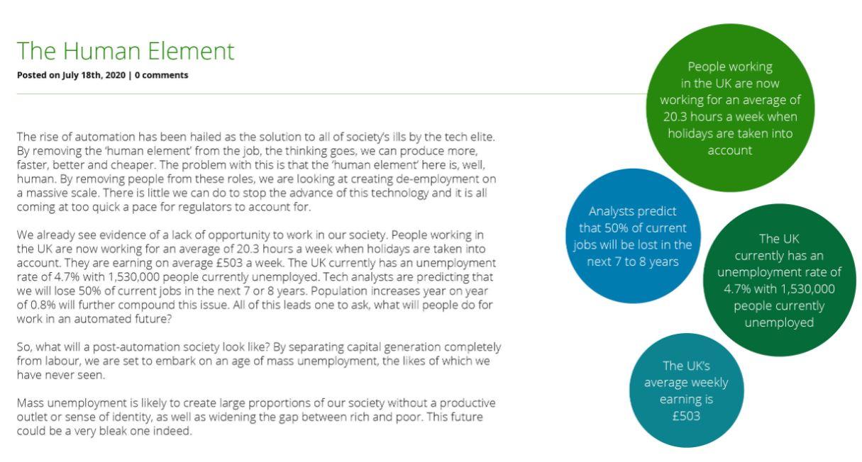 Preparing for Automation The possibility of