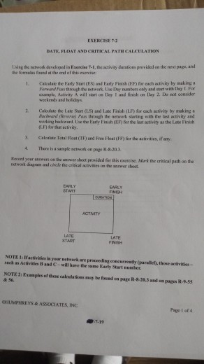 Can you help me with this problem? EXERCISE 7