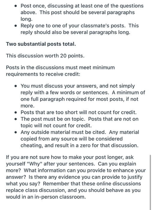 Please Help Me Thank you ! Please discuss one or