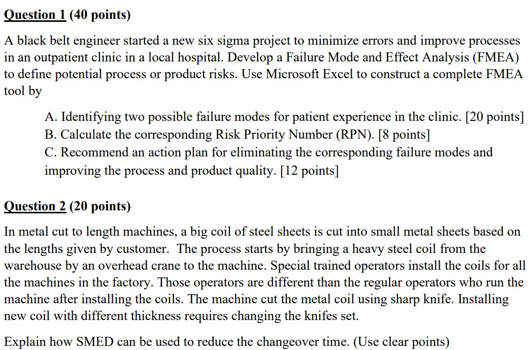 Please answer the two questions with details I