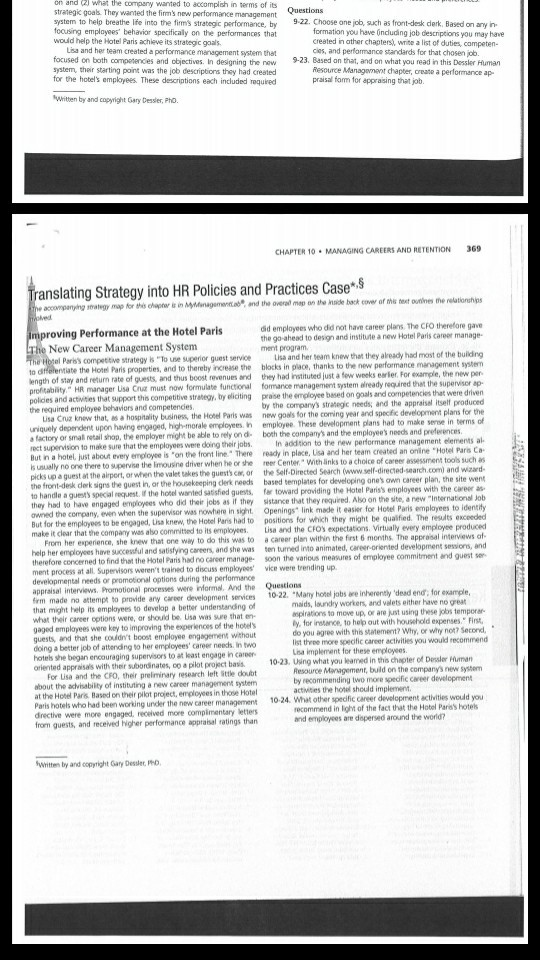 338 PART 3. TRAINING AND DEVELOPMENT Continuing