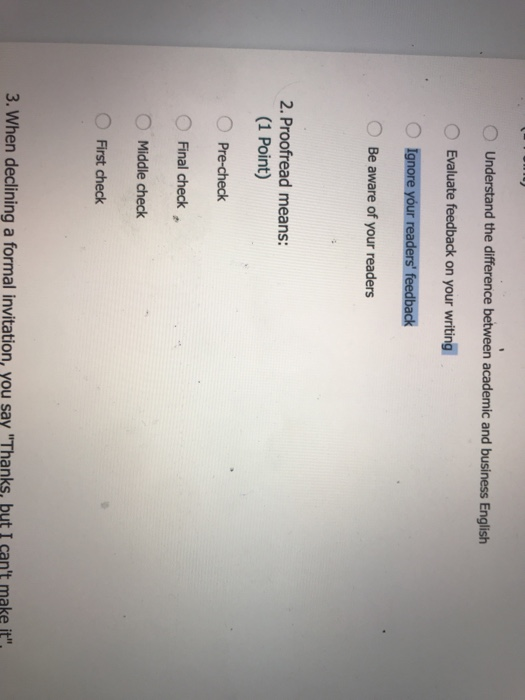 Understand the difference between academic and