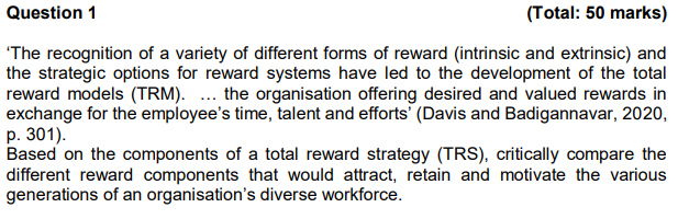 COMPLETE ANSWER WITH 1000 WORDS Question 1