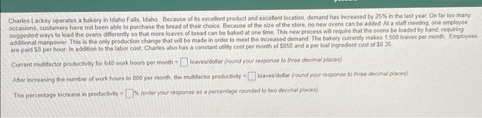 please answer all thank you! Charles Lackey
