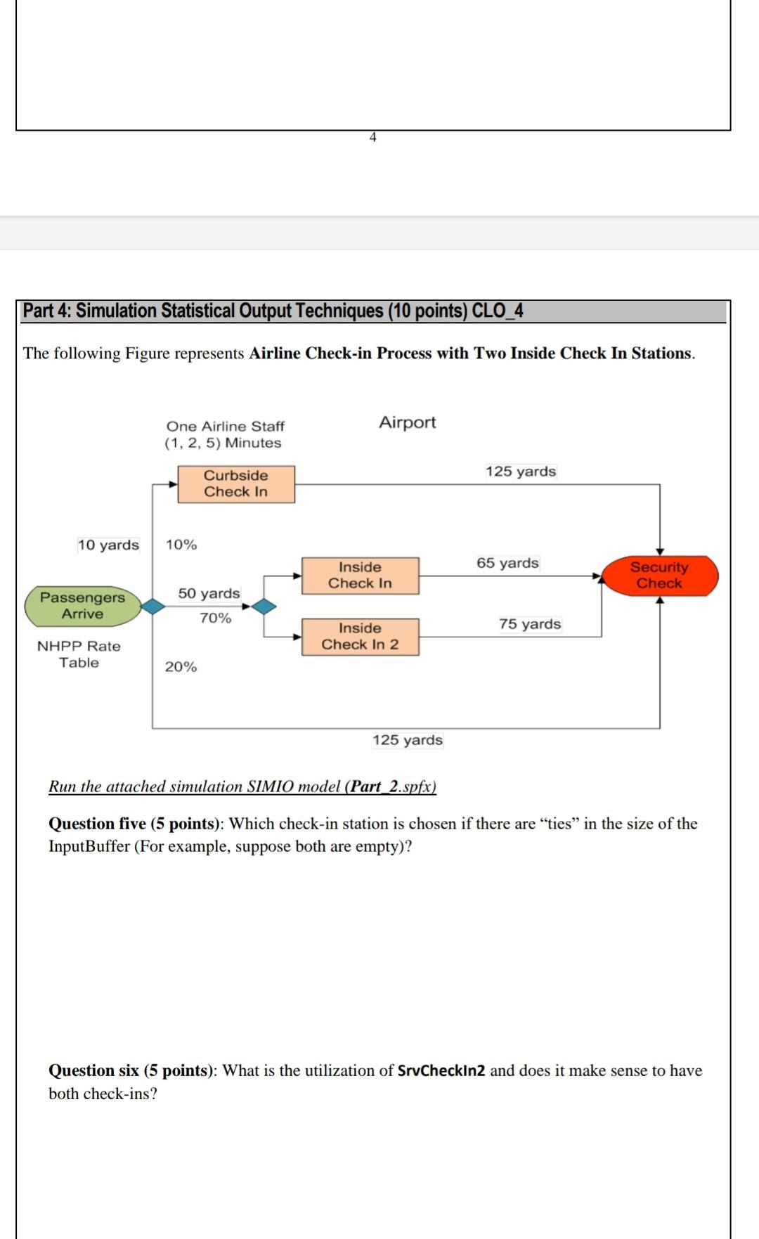 3 Part 3: Airport Simulation Modeling: Basic