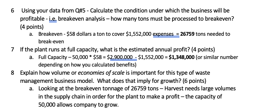 Construct an income statement for the