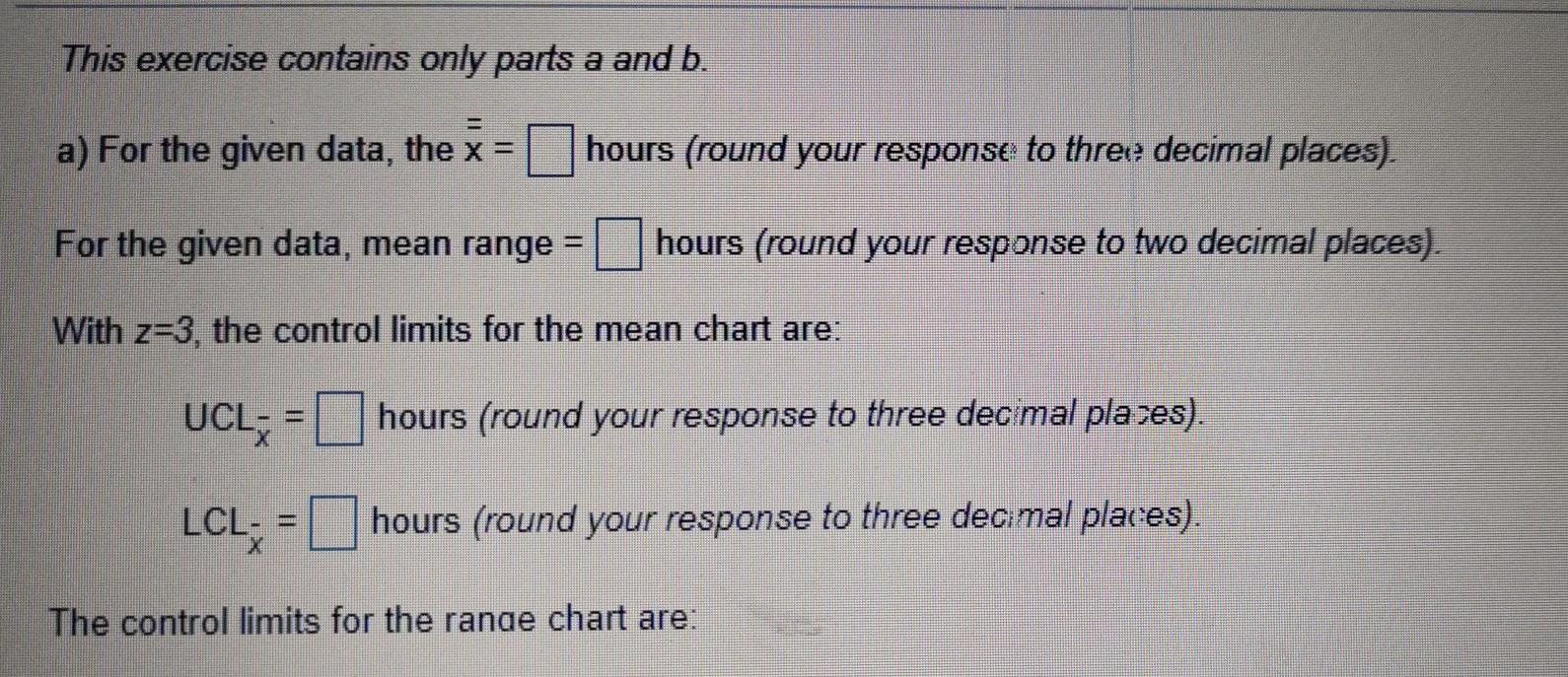 Answer all parts correct and complete or don't