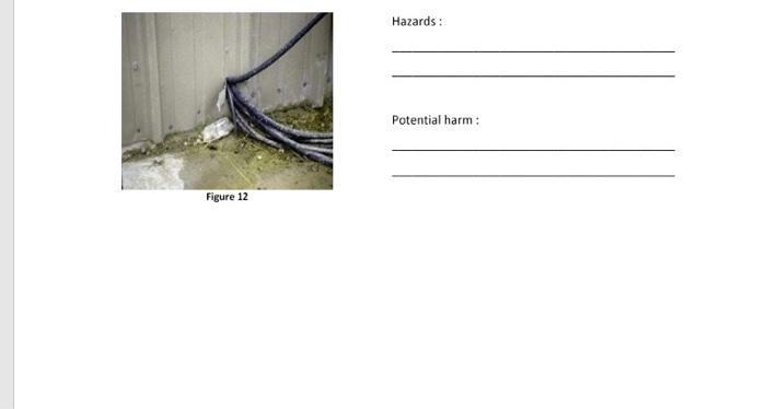 Hazards: Potential harm : Figure 12