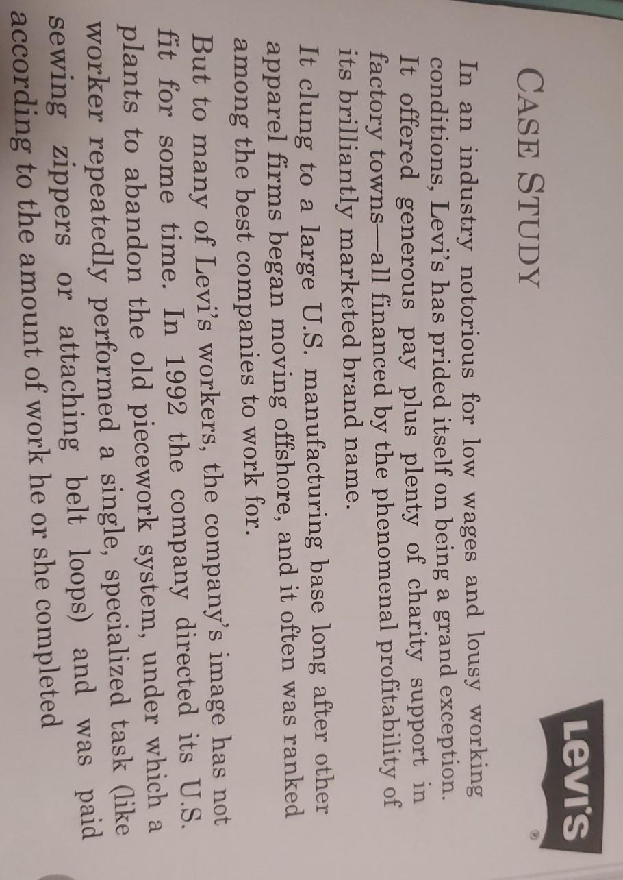 CASE STUDY: JEANS THERAPY - LEVI'S FACTORY