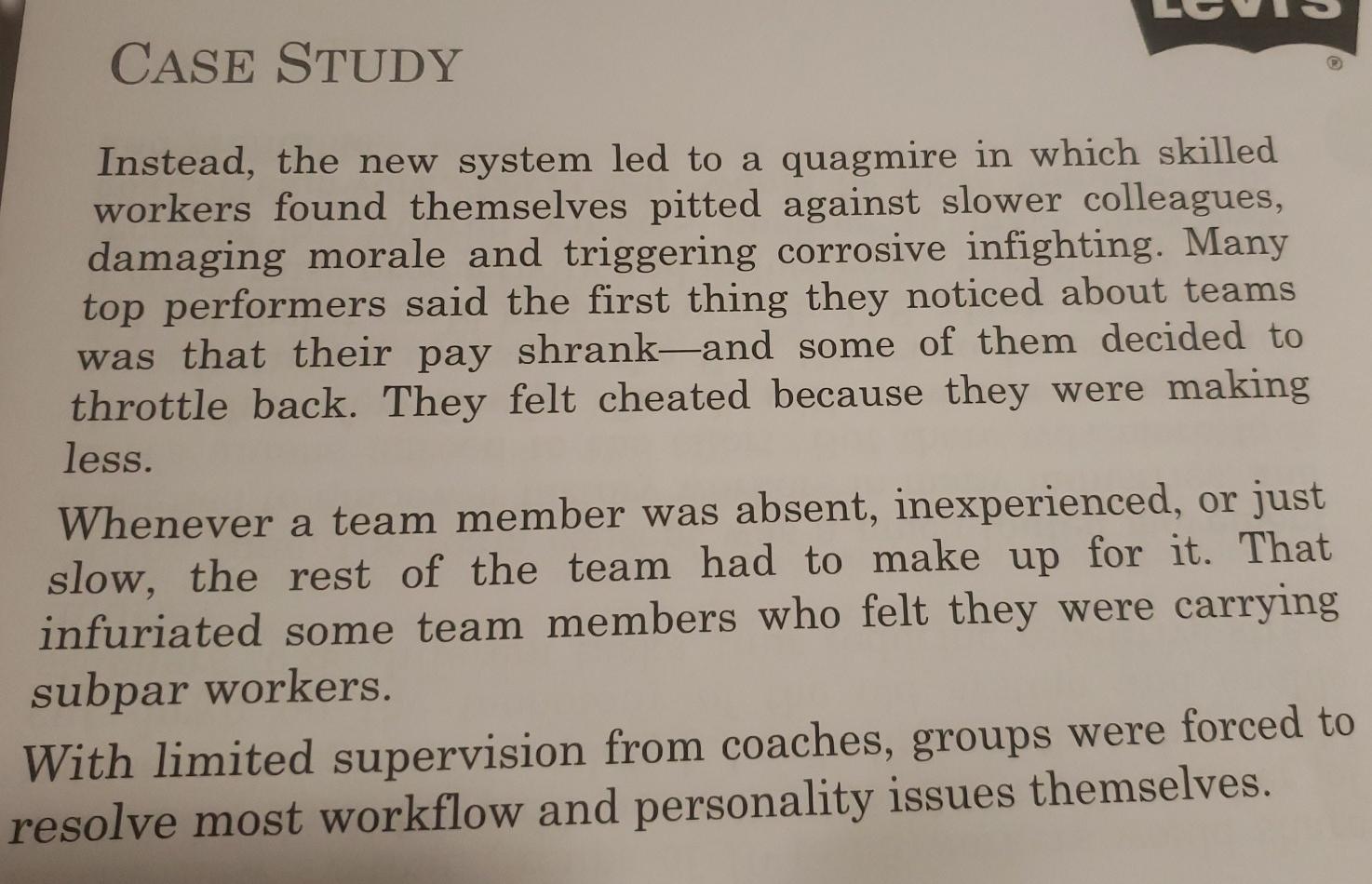 CASE STUDY: JEANS THERAPY - LEVI'S FACTORY