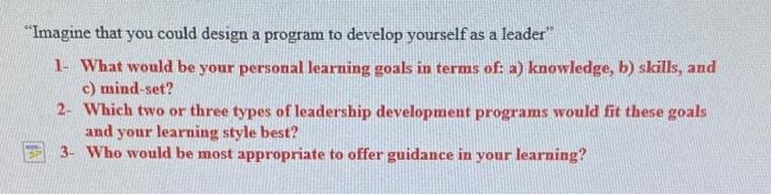 "Imagine that you could design a program to