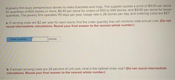 A mail-order house uses 15,975 boxes a year.