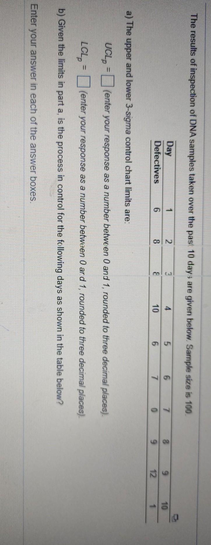 Answer all parts correct and complete or don't