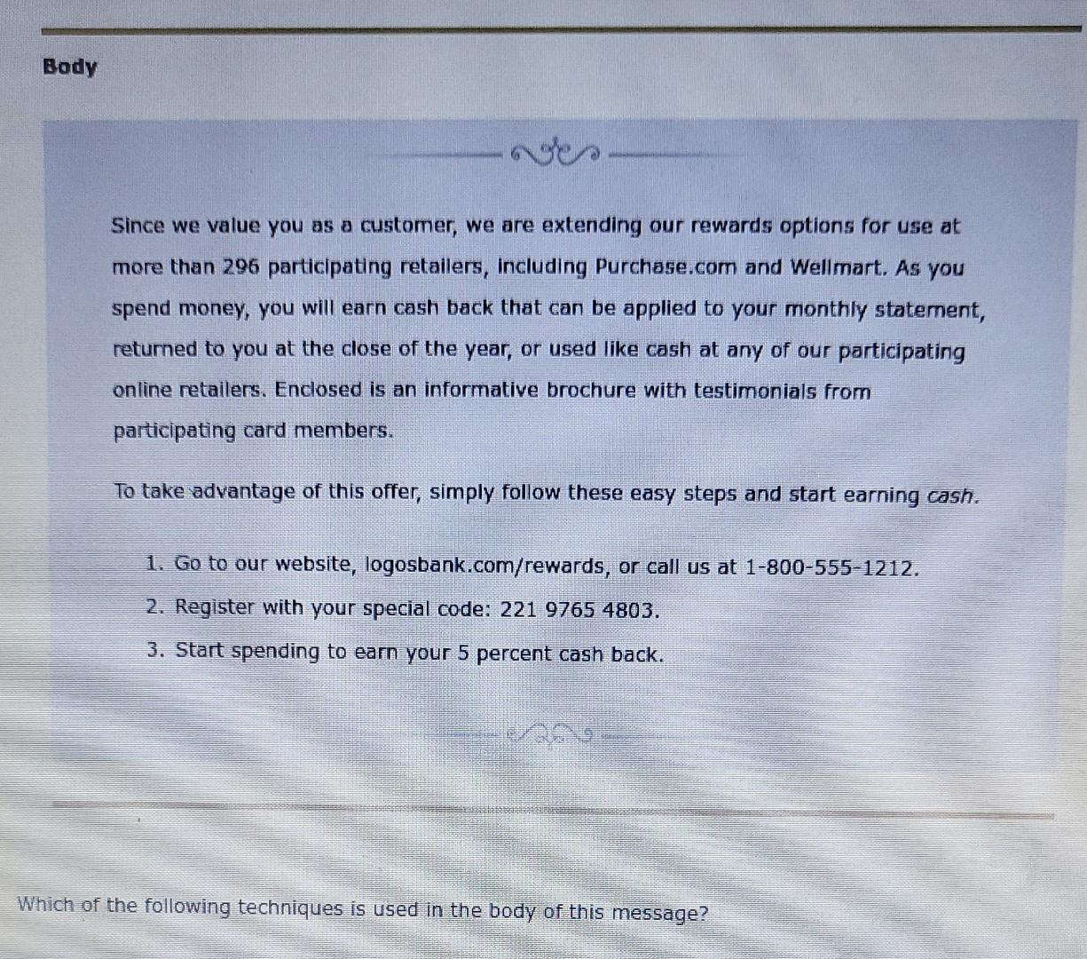 Attempts Average 17 2. Sales Messages The