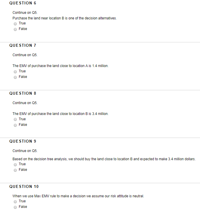 True or False, I will thumbs up the answer thanks