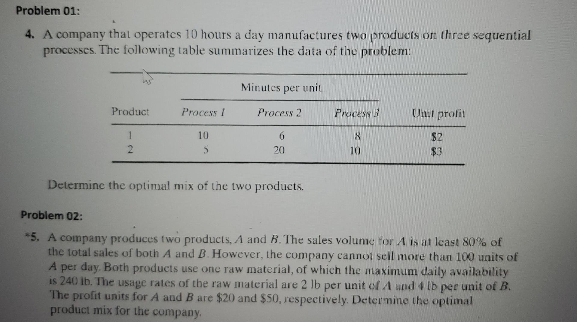 can you do both problems please. thank you 4. A