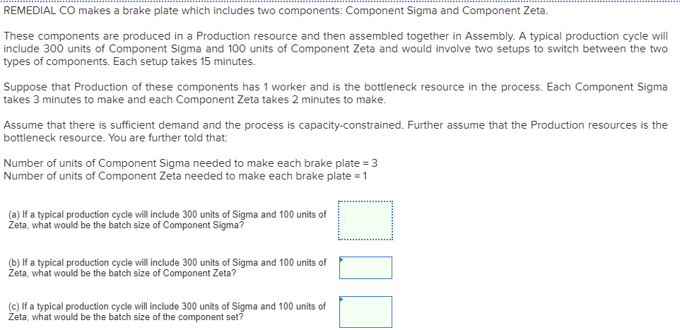 REMEDIAL CO makes a brake plate which includes