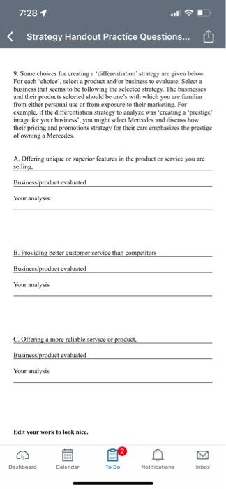 7:27 1 Strategy Handout Practice Questions... 5.