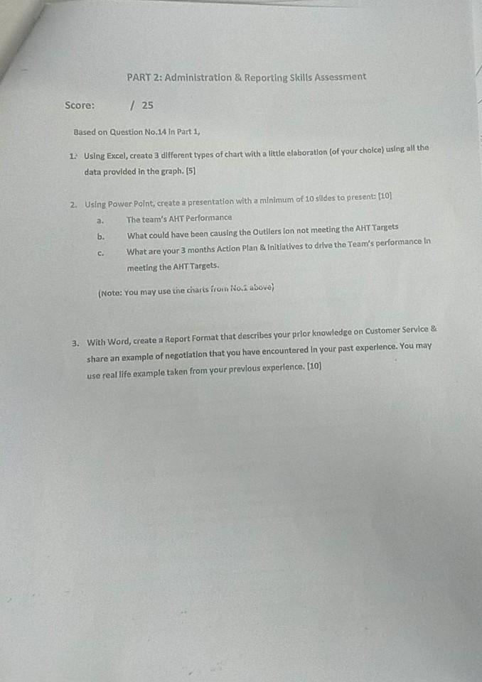 Name Date Part 1: Operational Related & Team