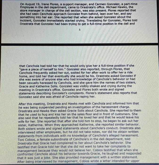 Based on the Case Opinion, please answer the