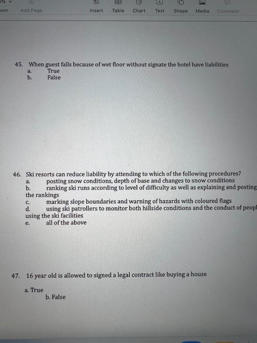 48. Contract can be verbal binding. a. True b.