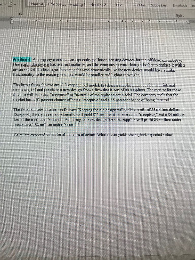 1 Normal 1 No Spac. Heading 1 Heading 2 Title