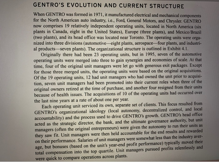 GENTRO's CEO and its Board had come to a