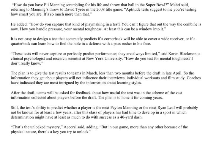 Do you see any validity issues with the test